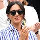 Meghan, Duchess of Sussex attends Wimbledon on July 14, 2018, in London, England.
